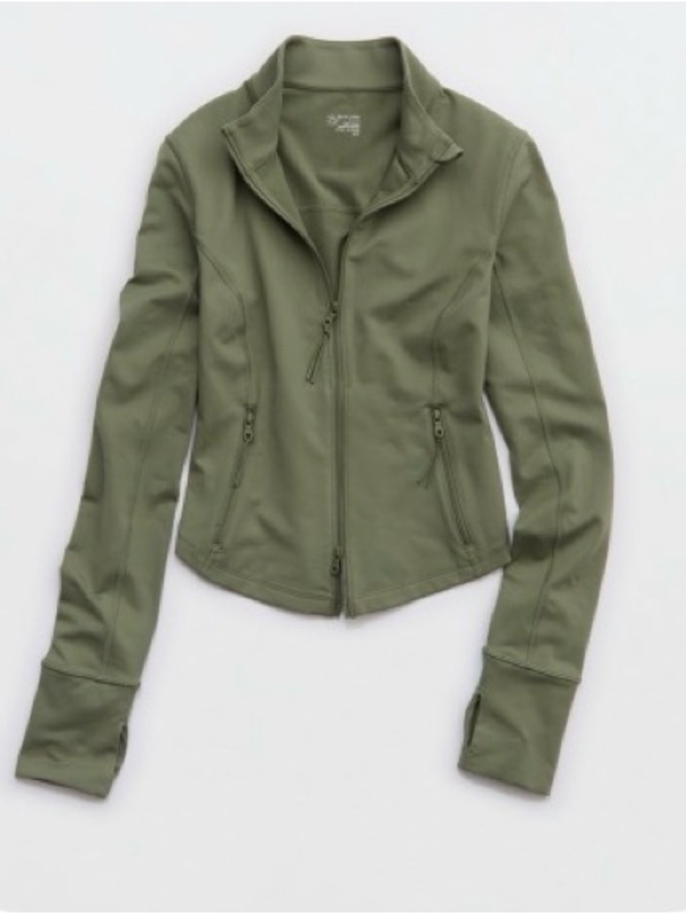 OFFLINE By Aerie The Hugger Full
Zip Jacket - Olive Fun